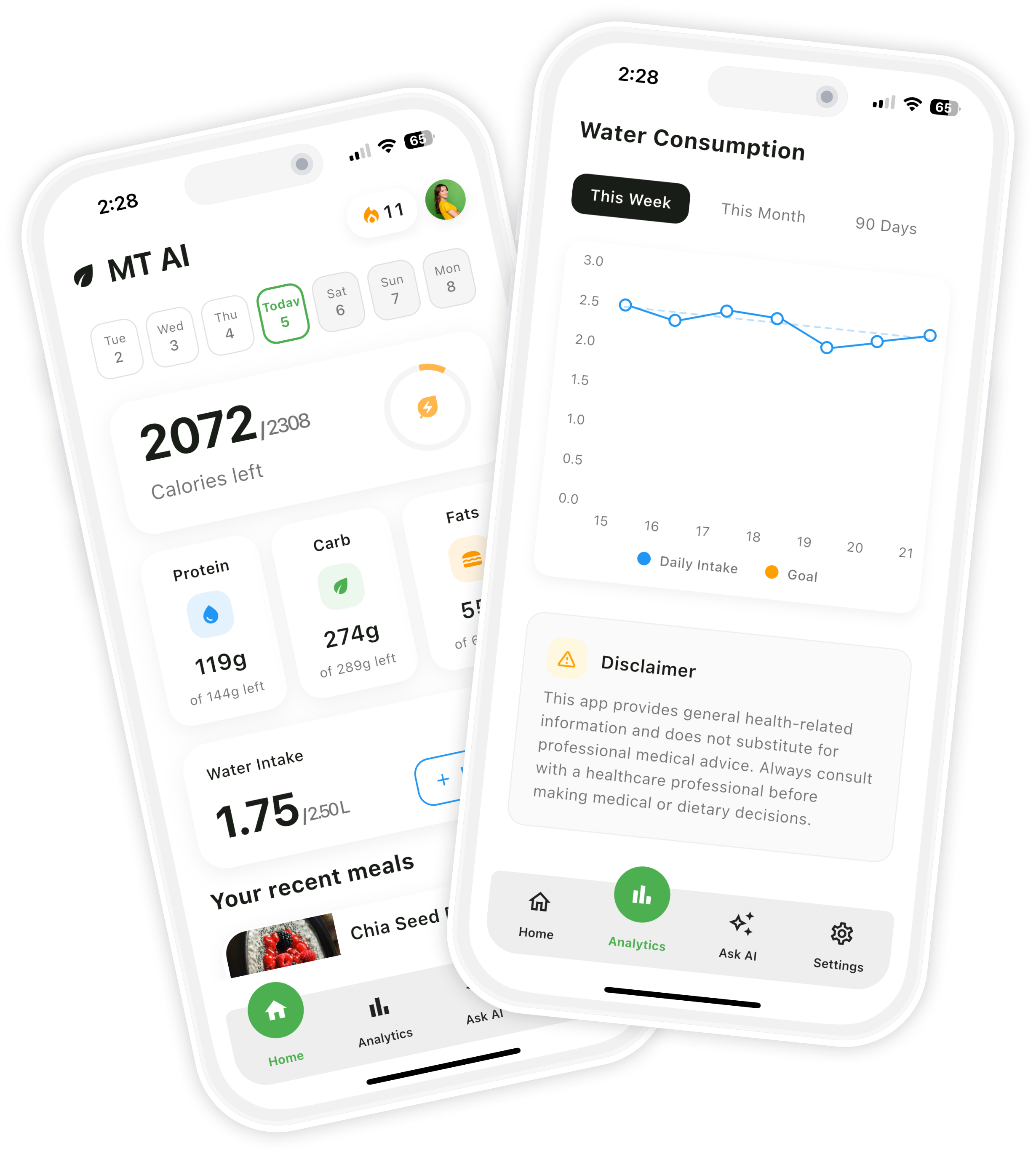 Water Consumption Tracker - Daily Hydration Tracking App Hero Image